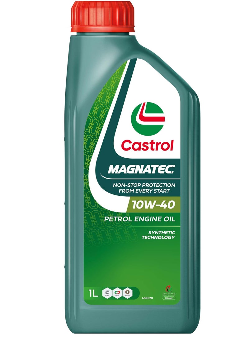 كاسترول ماجنيتيك 10W-40 زيت محرك تخليقي – عبوة 12 × 1 لتر - Image 1
